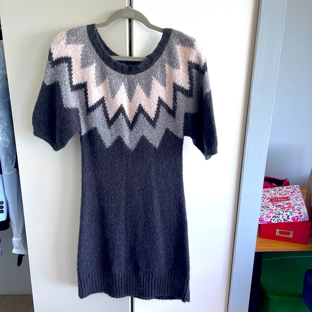 Round-neck Sweater Dress